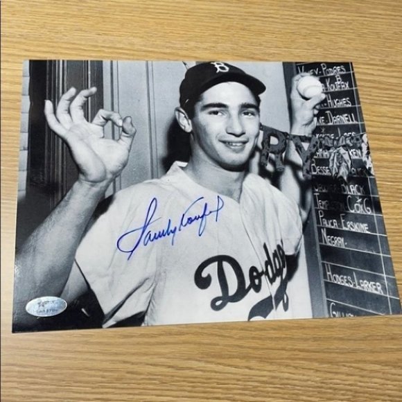 undefined Other - - Sandy koufax autographed 8x10 photp
